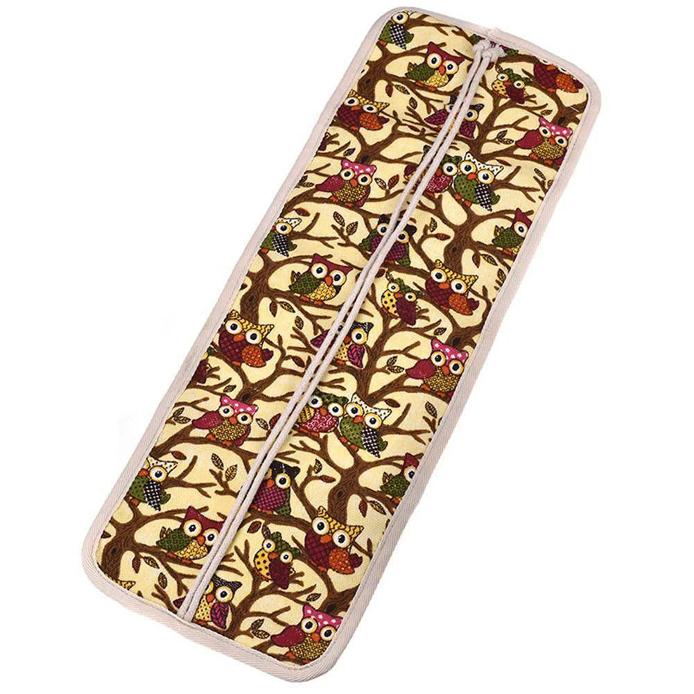 Owl Crochet Hook Case, Needle Holder, Storage Organizer Roll Bag, Knitting Accessories-30, New