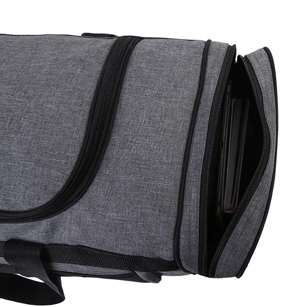 Oxford Dry Wet Separation Bags Large Capacity Portable Gym Bags Multifunctional Wear-resistant Side Zippers for Outdoor Football