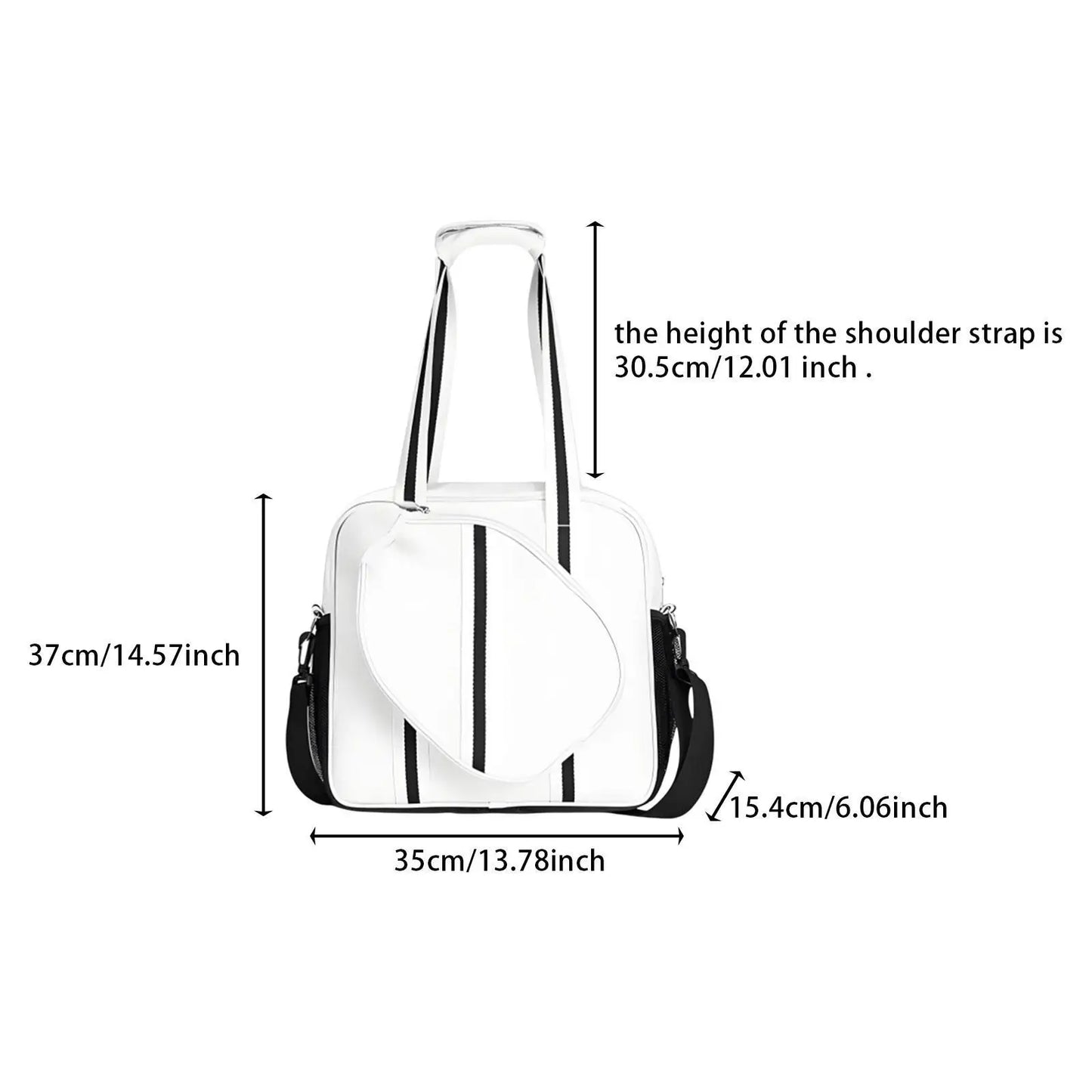 Pickleball Bag Multipurpose Sports Racquet Carry Bag Pickleball Tote Bag