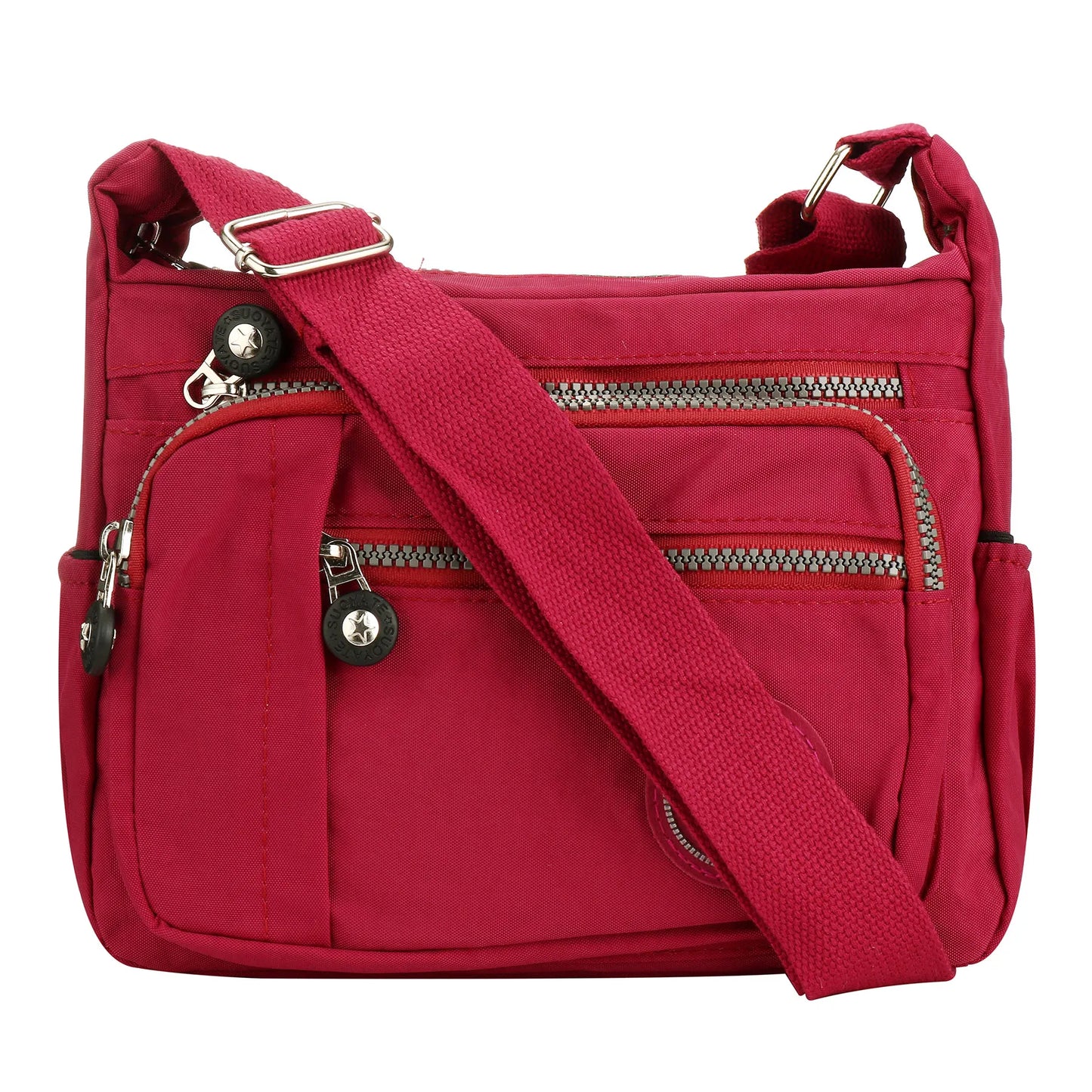 Large Capacity Nylon Crossbody Shoulder Bag for Home Use Middle-Aged And Elderly Women Casual Multi-Socket Slanting Bag