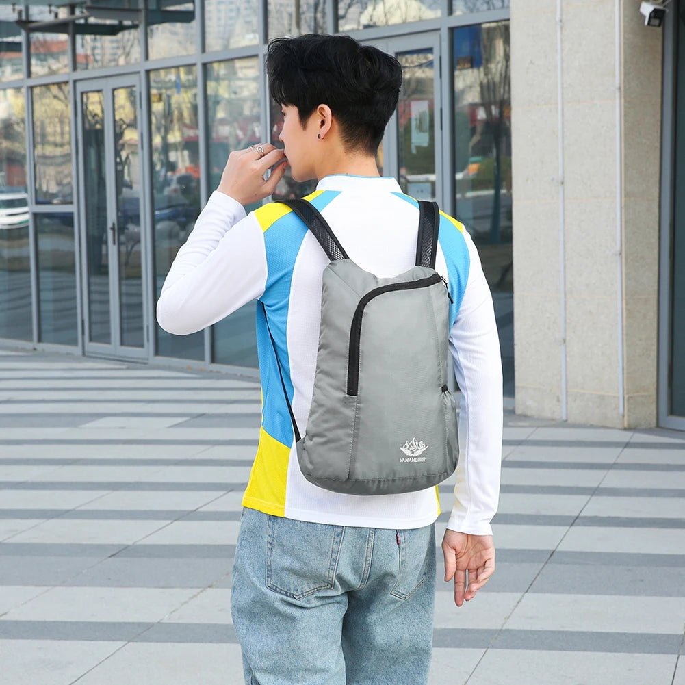 10L Lightweight Portable Backpack Foldable Waterproof Outdoor Hiking Bag Folding Ultralight Pack for Women Men Travelling Hiking