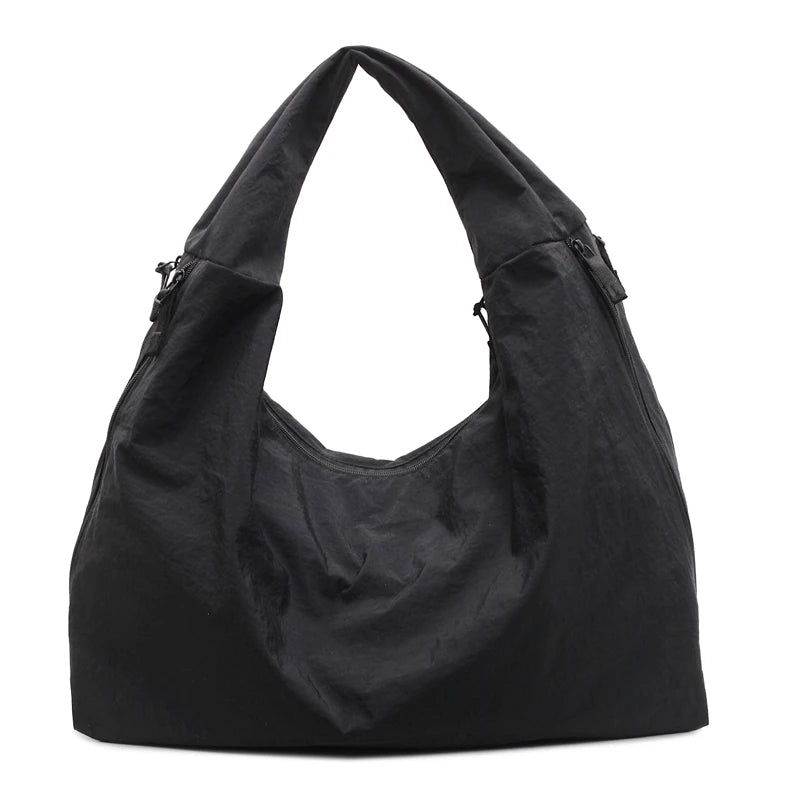 Women Simple Shoulder Bag Large Capacity Casual Tote Handbag Trendy Shoulder Bag Slouchy Top Handle Bag Female Dating Bag