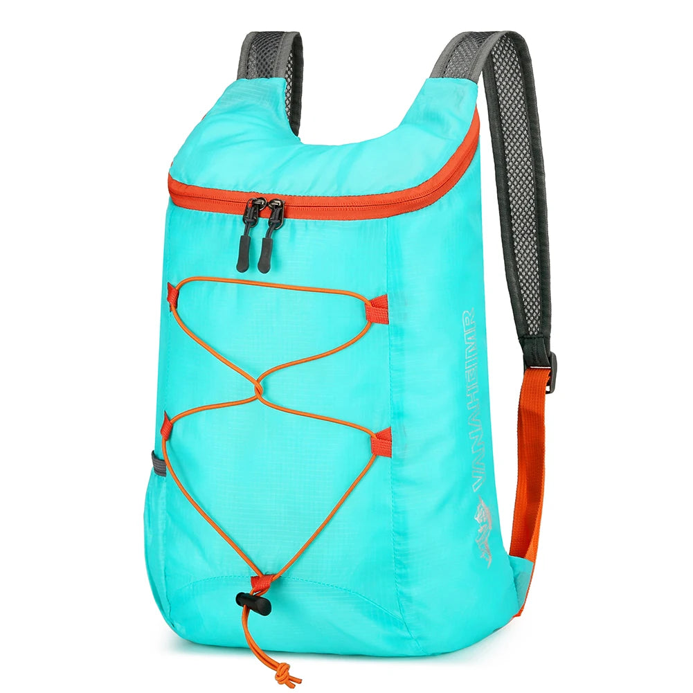 10L Foldable Portable Backpack Splashproof Folding Hiking Daypack Ultralight Travel Daypack Bag Sports Daypack for Male Female