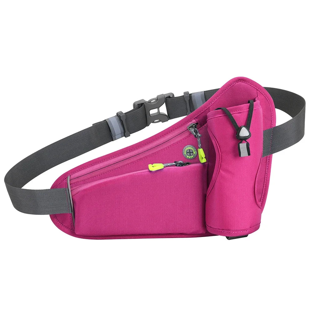 Hydration Belt Pack Large Capacity Running Bum Bag Multifunction Water Bottle Holder Bag Waterproof for Running Cycling