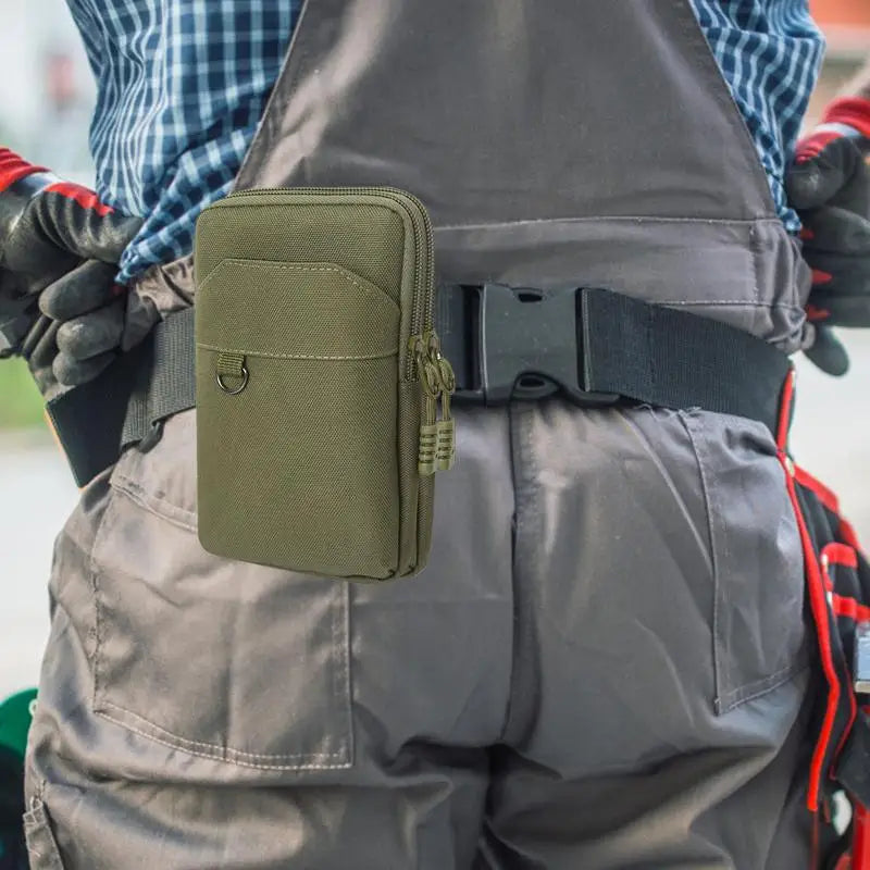 Nylon Molles Bag For Mobile Phone Utility Pouches Gadget Organizer Belt Waist Bag Hunting Fanny Pack For Outdoor Hiking Climbing