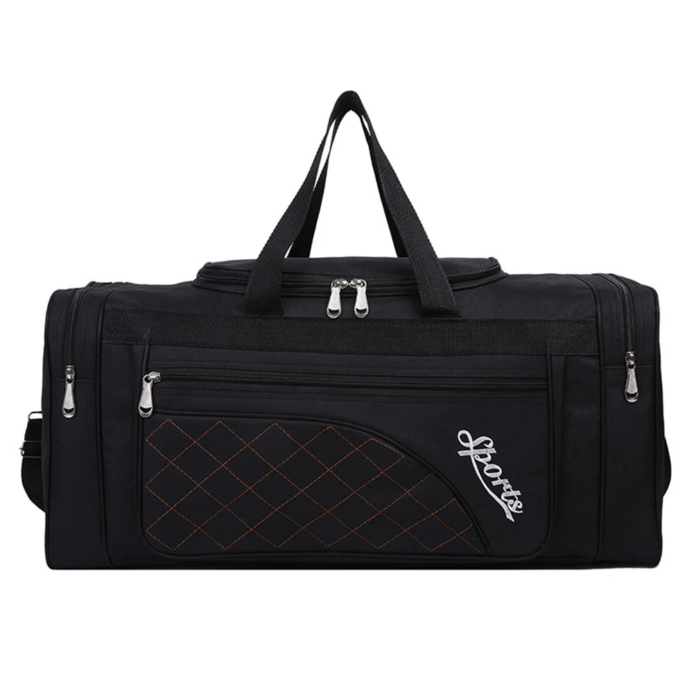 Oxford Dry Wet Separation Bags Large Capacity Portable Gym Bags Multifunctional Wear-resistant Side Zippers for Outdoor Football