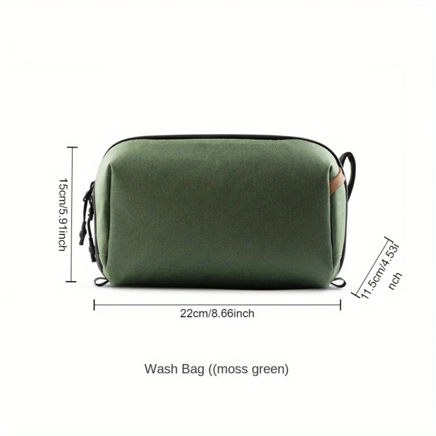 Waterproof Travel Toiletry Bag - Spacious & Portable, Odorless Pu For Business Trips