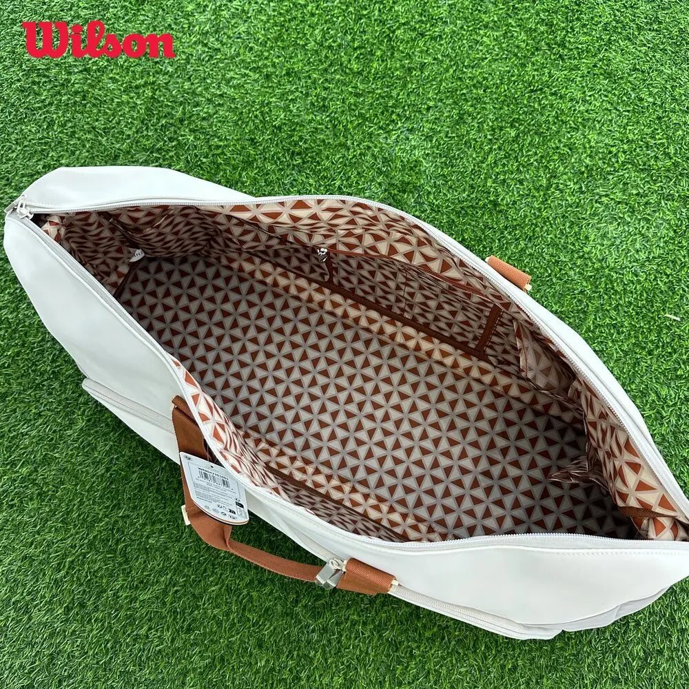 Wilson 2025 ROLAND GARROS LARGE DUFFEL BAG Limited Edition Multi functional Capacity Tennis Bag Sports Backpack WR8042301001