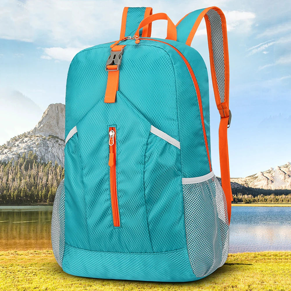 20L Foldable Portable Backpack Mountaineering Bag Ultralight Splashproof Outdoor Climbing Hiking Cycling Travel Knapsack