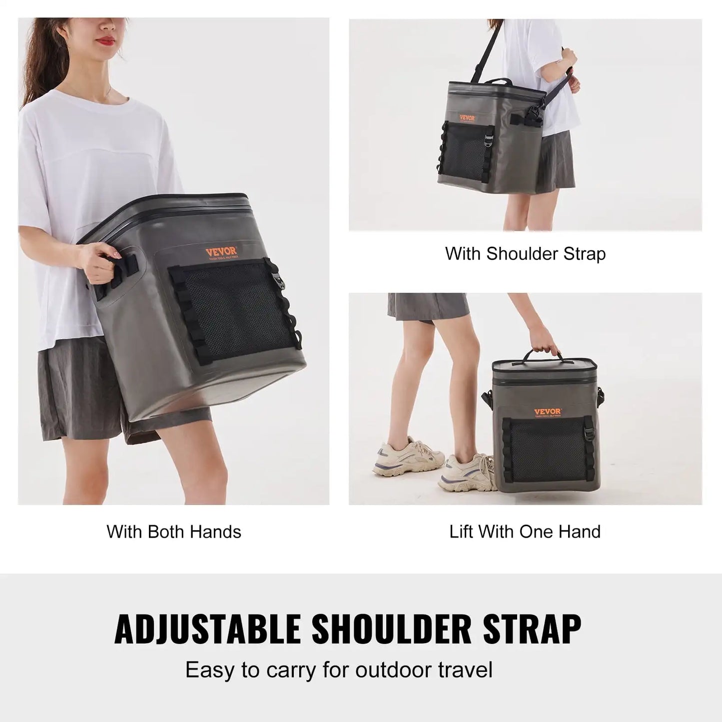 Soft Cooler Bag 30 Cans Leakproof Waterproof Soft Sided Cooler Bag Portable,Lightweight & Portable Collapsible Cooler for Beach