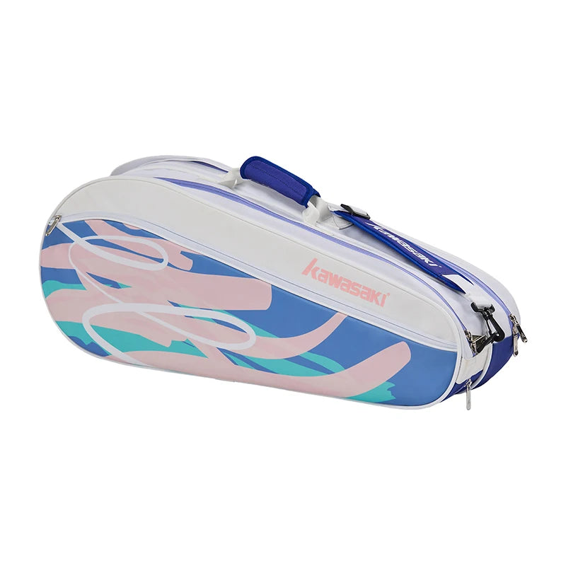 Kawasaki 2025 Brand New Badminton Bag 6pcs-Pack Large Capcity racquet Tennis bag K1G00-C8611
