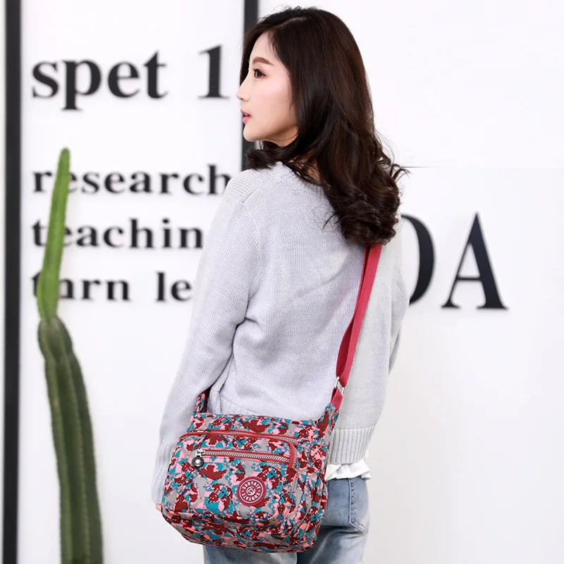 New Women Handbags Casual Crossbody Shoulder Bag Women's Nylon Waterproof Messenger Bags For Ladies Diagonal Bag Travel Purses