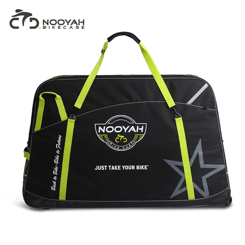 NOOYAH Bike Bag Bicycle Travel Bag MTB Road Bike Transport Case Bicycle Accessories Carry Bag Bike Wheel Bags Crankset Protector