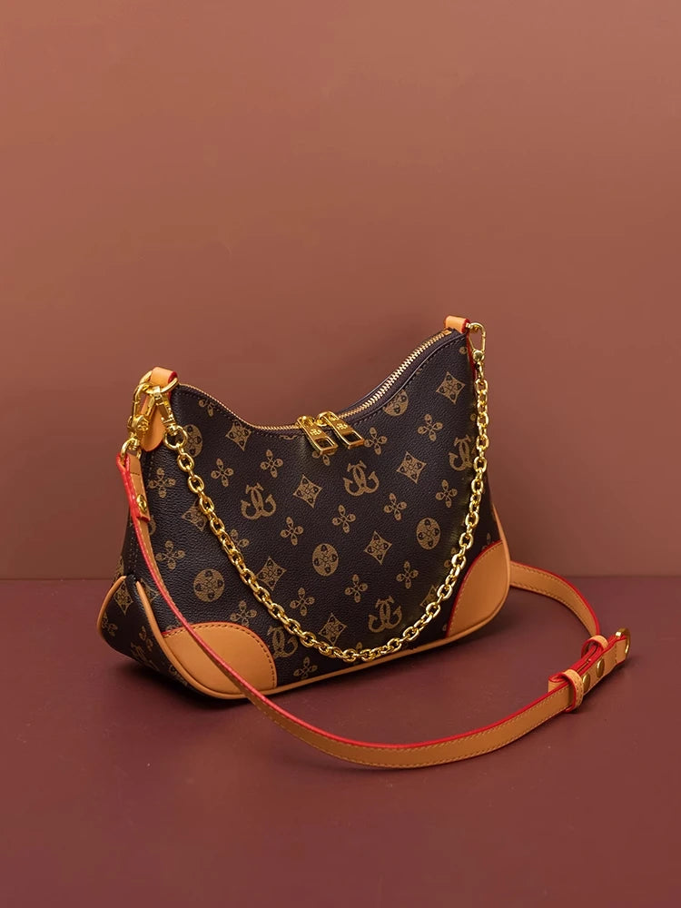 Custom 1:1 high quality Women's Underarm Bag Popular Lady Shoulder Bag Leather Luxury Handbag Ladies Bag Designer Crossbody Bag