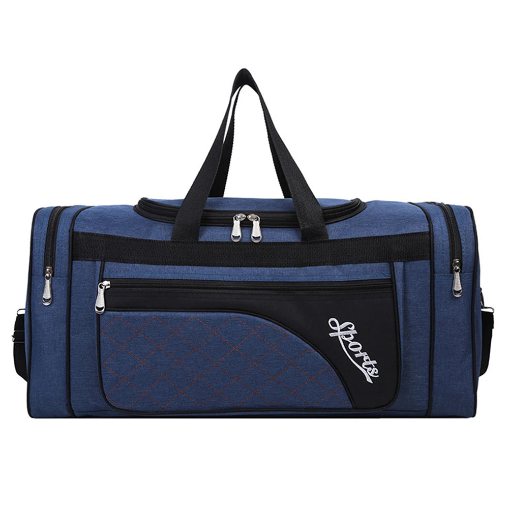 Oxford Dry Wet Separation Bags Large Capacity Portable Gym Bags Multifunctional Wear-resistant Side Zippers for Outdoor Football