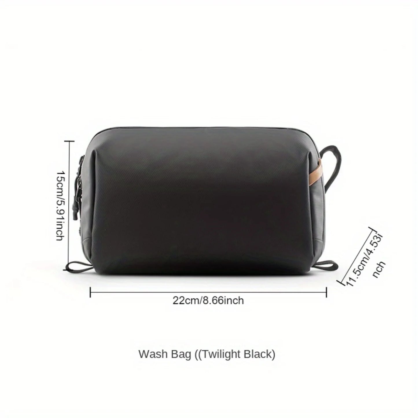 Waterproof Travel Toiletry Bag - Spacious & Portable, Odorless Pu For Business Trips