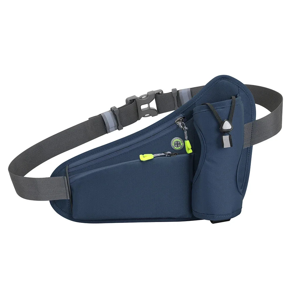 Hydration Belt Pack Large Capacity Running Bum Bag Multifunction Water Bottle Holder Bag Waterproof for Running Cycling