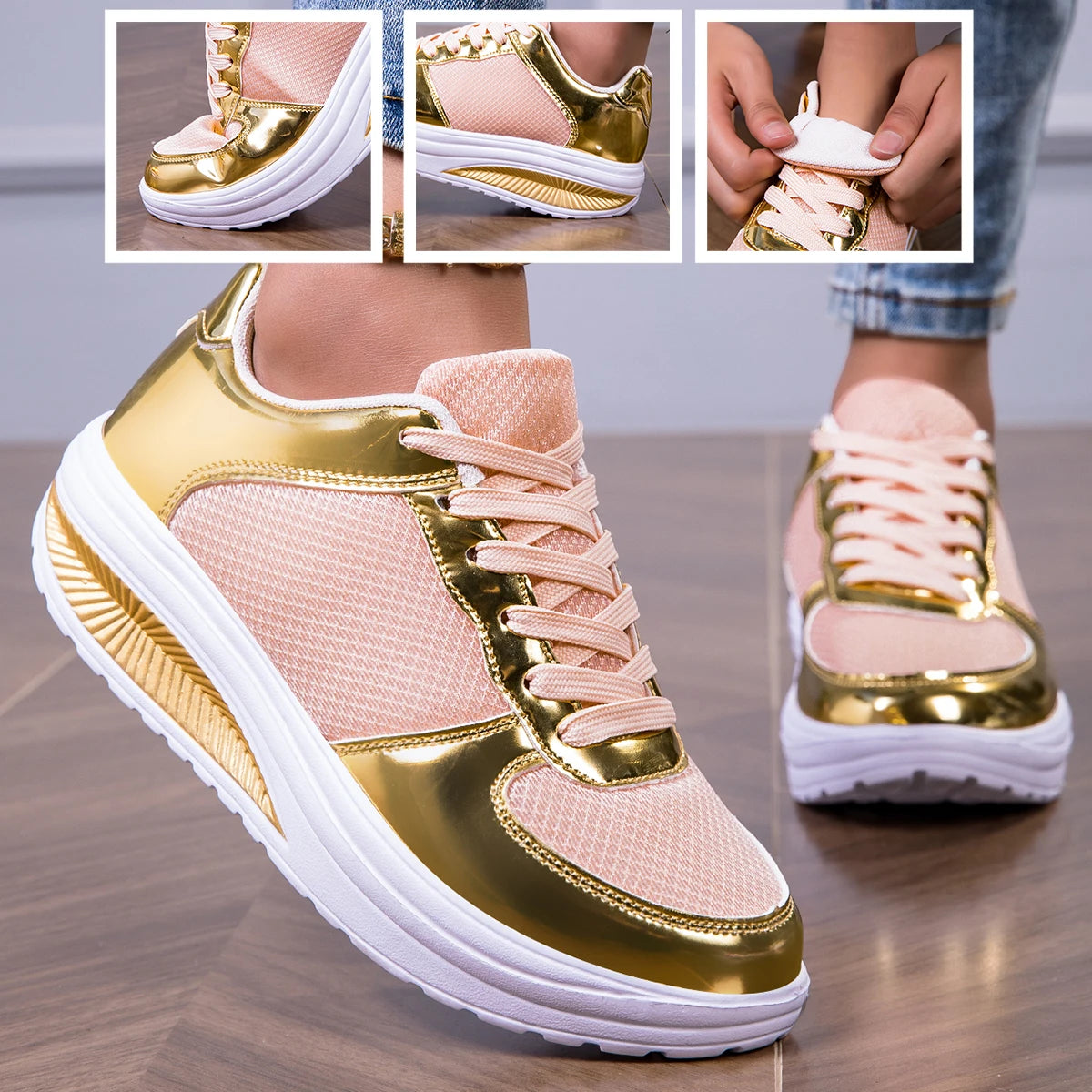 Sneakers for Women Orthopedic Sneakers Walking Shoes for Women, Lightweight Casual Tennis Sneakers Air Running Shoes Tennis