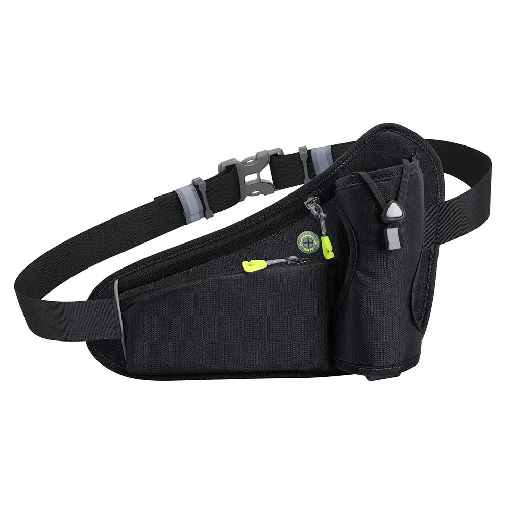 Hydration Belt Pack Large Capacity Running Bum Bag Multifunction Water Bottle Holder Bag Waterproof for Running Cycling