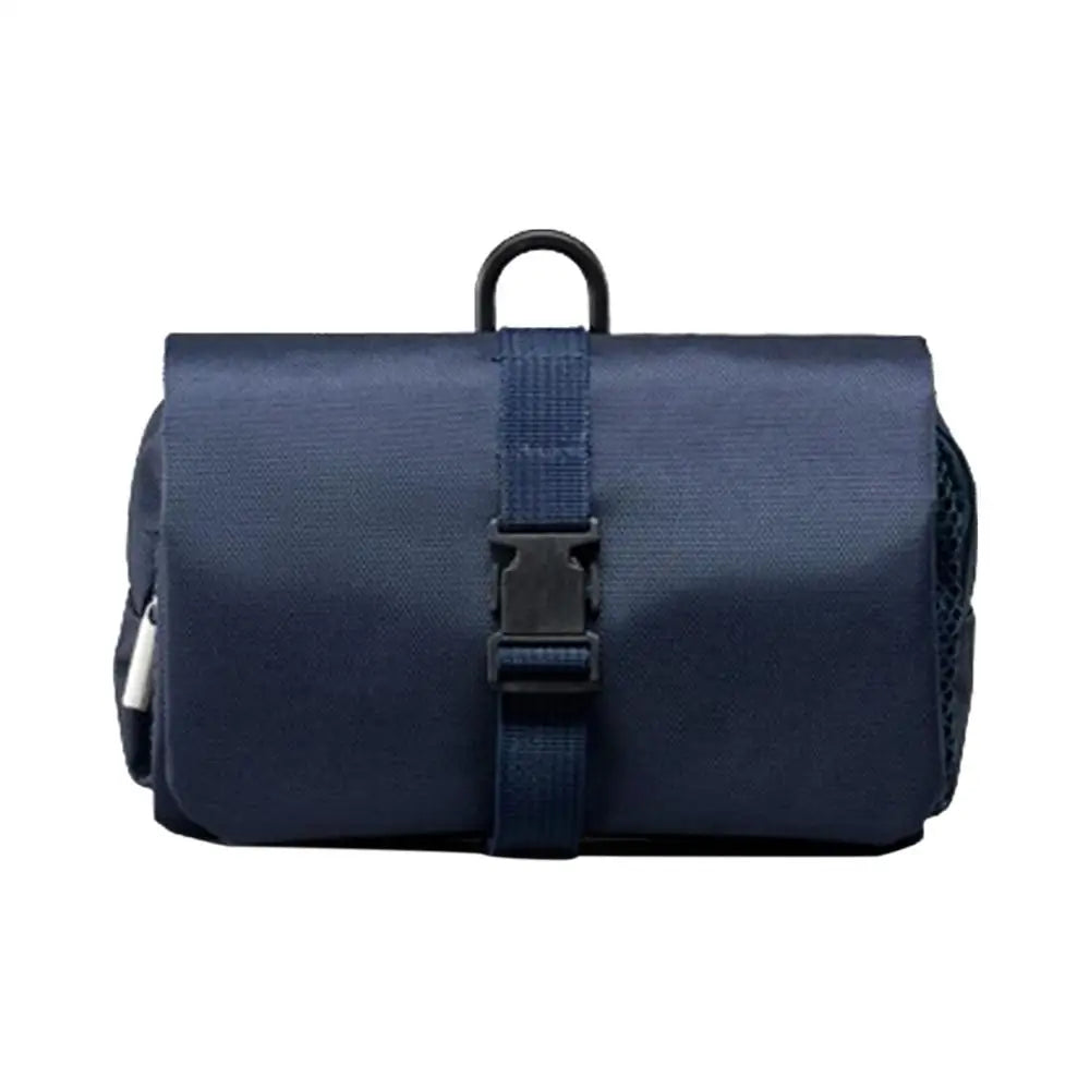 practical Hygiene Bag Cosmetic Bag Pouch Foldable Shaving Travel Bag Water Resistant Toiletries Organizer Case With Hook For Men
