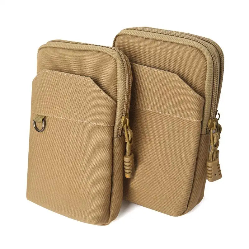 Nylon Molles Bag For Mobile Phone Utility Pouches Gadget Organizer Belt Waist Bag Hunting Fanny Pack For Outdoor Hiking Climbing
