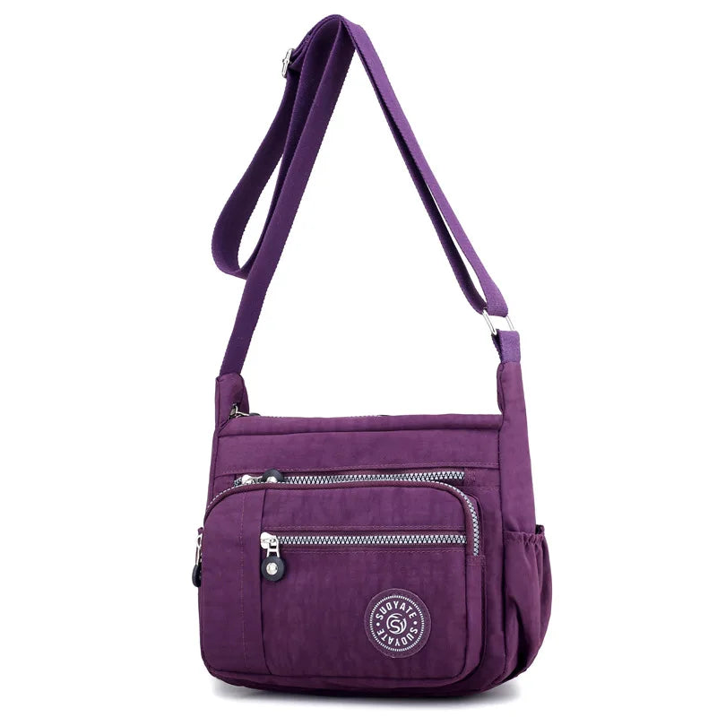 New Women Handbags Casual Crossbody Shoulder Bag Women's Nylon Waterproof Messenger Bags For Ladies Diagonal Bag Travel Purses