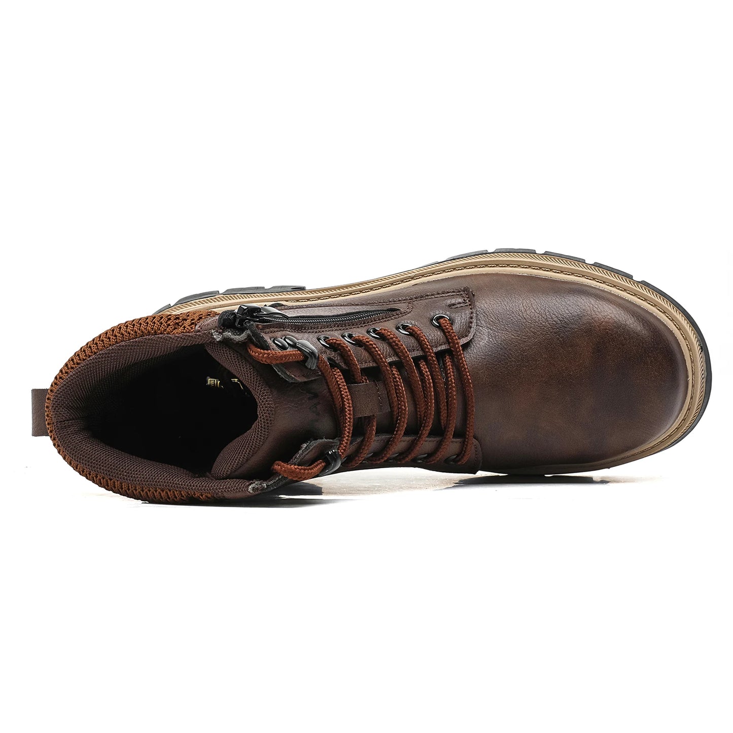 Waterproof Safety Boots Men Indestructible Steel Toe Work Boots Anti-smash Stab-resistant Safety Shoes Biker Botas Para Hombre