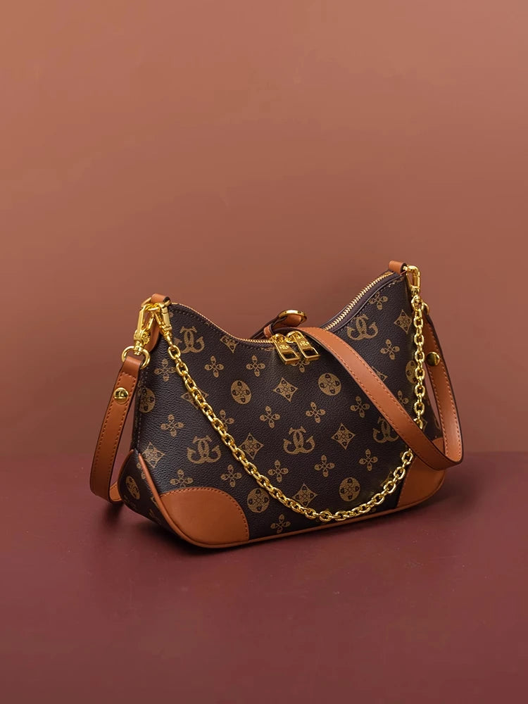 Custom 1:1 high quality Women's Underarm Bag Popular Lady Shoulder Bag Leather Luxury Handbag Ladies Bag Designer Crossbody Bag