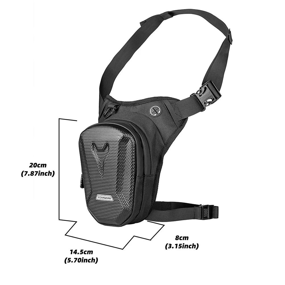 Motorbike Waterproof Waist Leg Bag Motorcycle EVA Hard Shell Cell/Mobile Phone Purse Packs Motorcycle Equipment