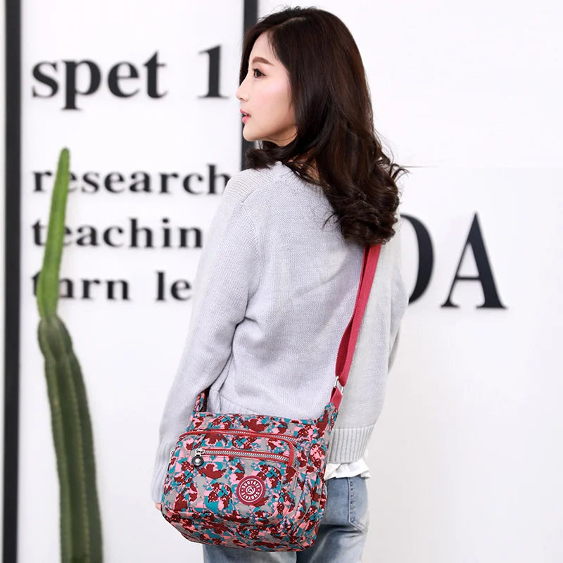 Women Handbags Casual Crossbody Shoulder Bag Women's Nylon Waterproof Messenger Bags For Ladies Diagonal Bag Travel Purses