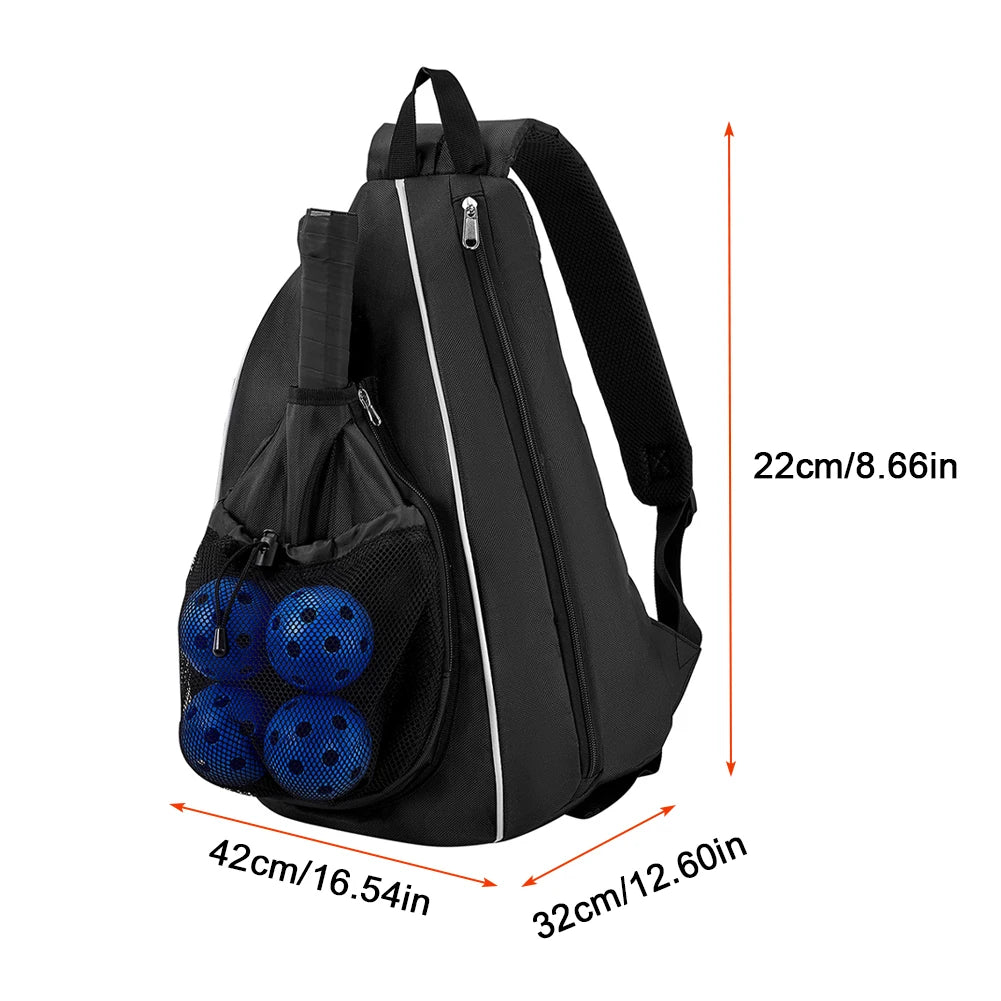 Pickleball Rackets Backpack Lightweight Pickleball Paddle Bag Wear Resist Breathable Sports Backpack Gifts for Pickleball Lovers