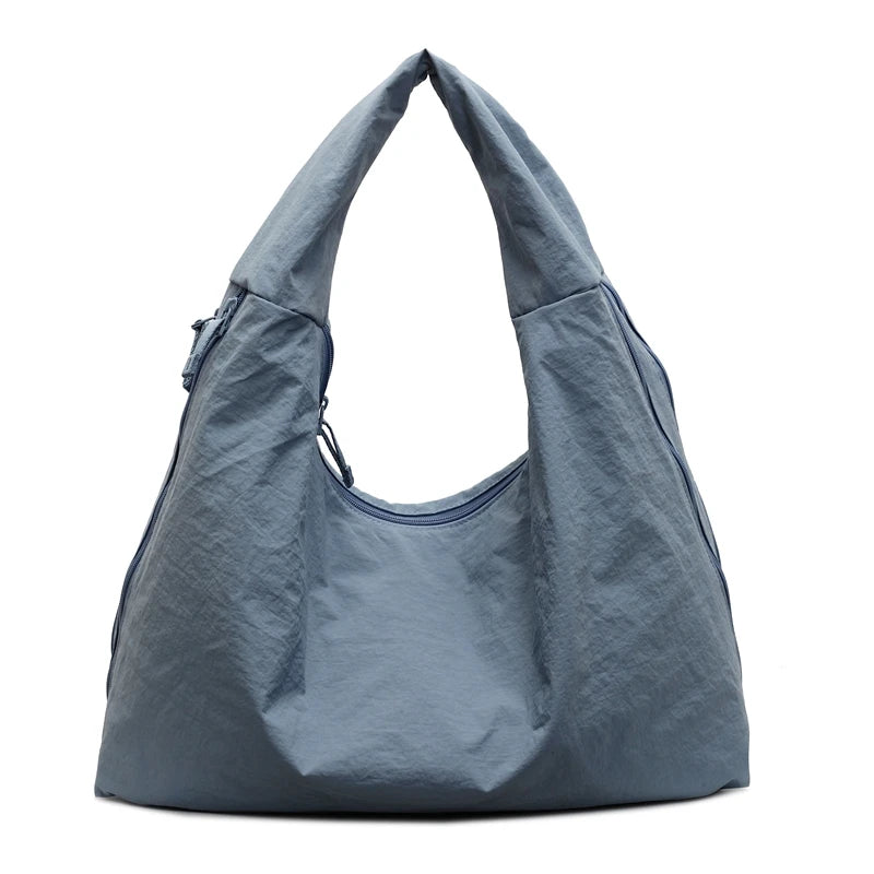 Women Simple Shoulder Bag Large Capacity Casual Tote Handbag Trendy Shoulder Bag Slouchy Top Handle Bag Female Dating Bag