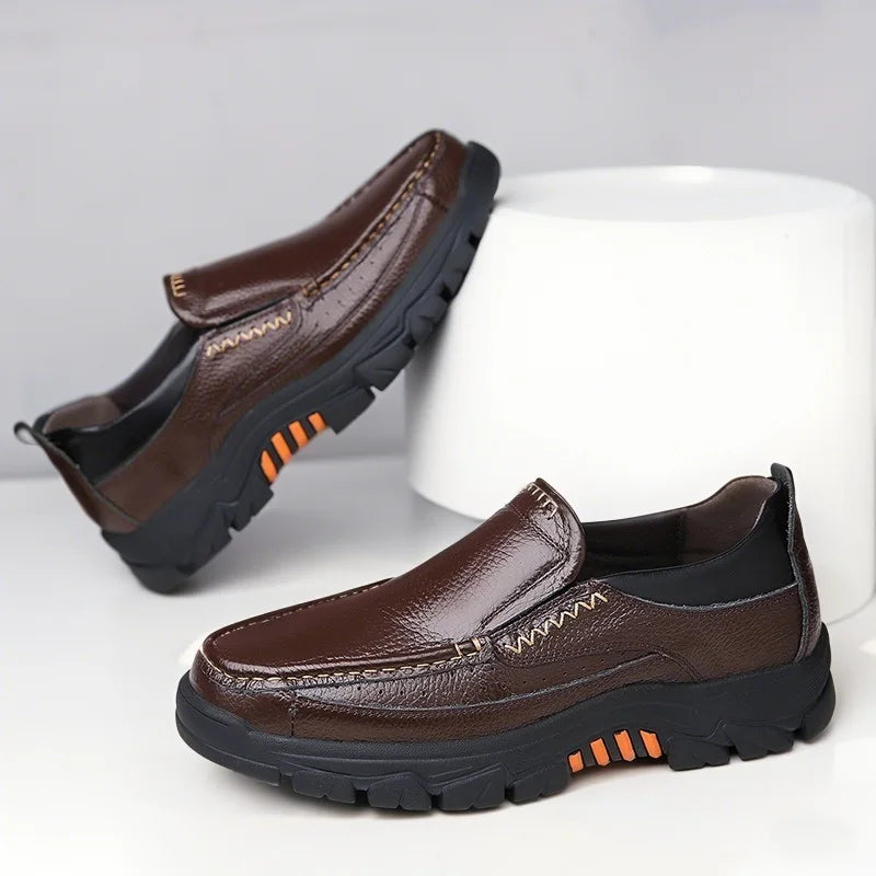 Men's Slip On Casual Loafers, Comfortable Walking Shoes for Men, Lightweight Dress Shoes for Office Driving
