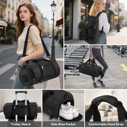 3 Piece PC Hardshell Luggage Set Suitcase With Spinner Wheel YKK Zipper TSA Lock 20" Suitcase Fitness Duffel Bag Cosmetic Bag