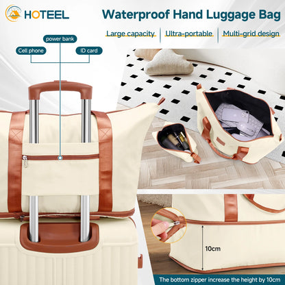 6 Piece Luggage Set With Spinner Wheels Carry On Suitcase Set Duffel&Toiletry Bag With TSA Lock ABS+PC For Business Travel ﻿