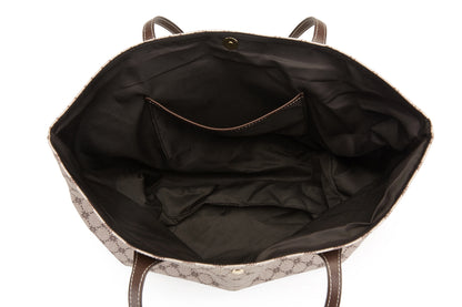 FOXER Stylish Large Tote Bag for Women - 42CM Spacious Designer-Inspired PU Handbag - Waterproof & Durable Everyday Carryall