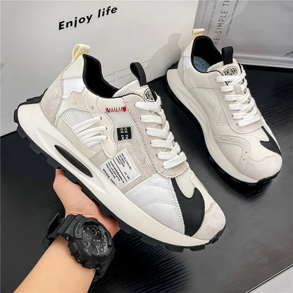 Trendy Streetwear Casual Sneakers Men Designer Platform Trainers Breathable Jogging Sports Shoes Men Chunky Running Sneakers