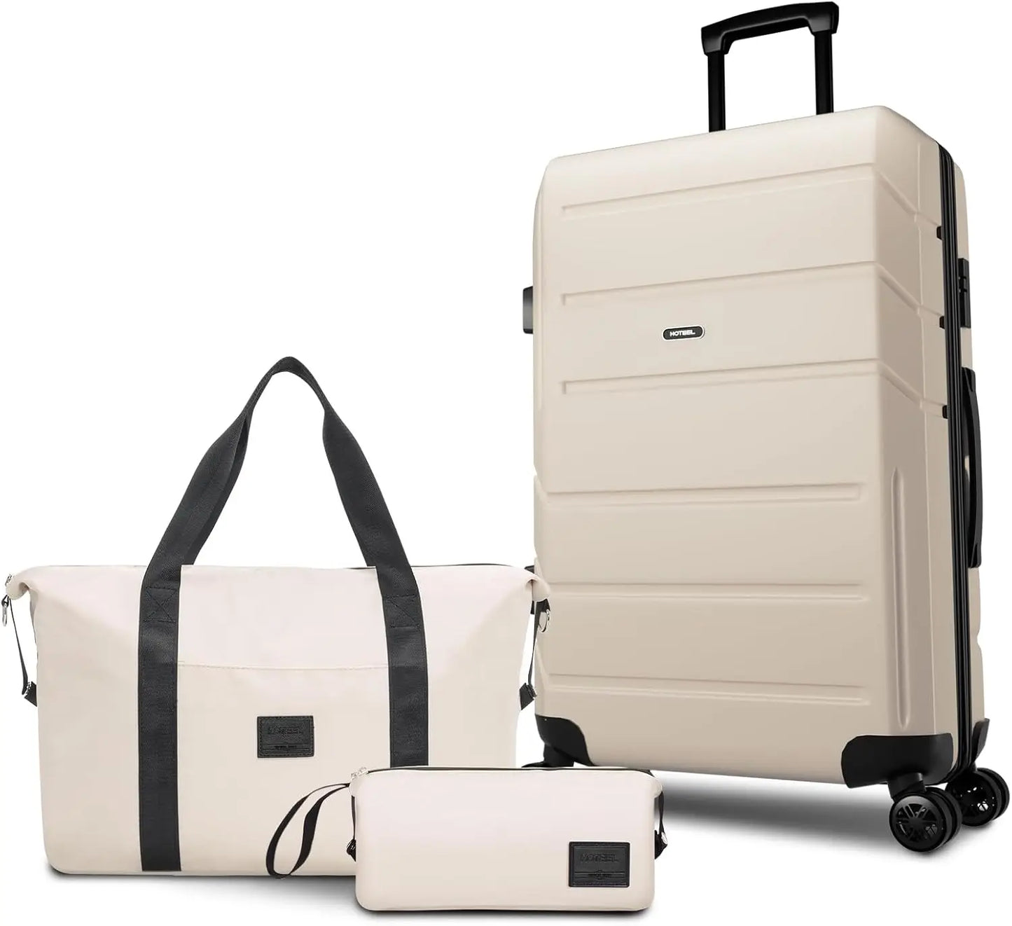 20in Luggage Sets 3 Piece ABS+PC Hardshell Carry on Suitcase with Spinner Wheels&TSA Lock,Case for Plane, Travel, Business