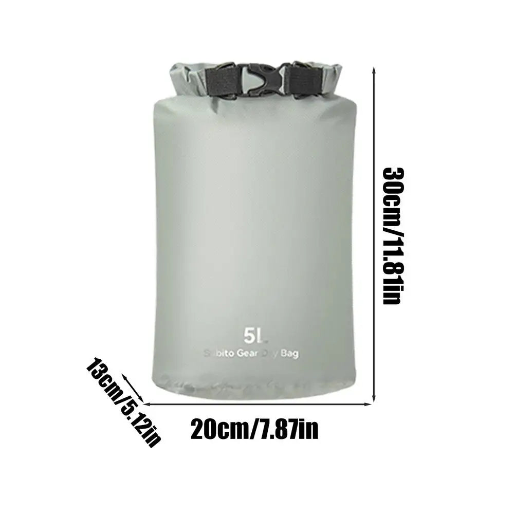 Dry Bag Roll-top Waterproof Floating Sack Swimming Rafting Kayaking River Trekking Floating Sailing Canoing Boating Water Bag