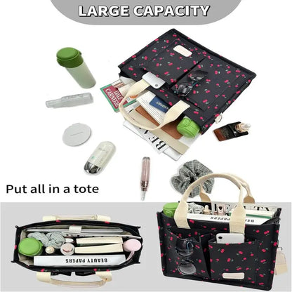 Large Canvas Tote Bag for Women Work Tote Bags with Pockets Laptop Crossbody Purses Everyday Bag Handbags for Travel