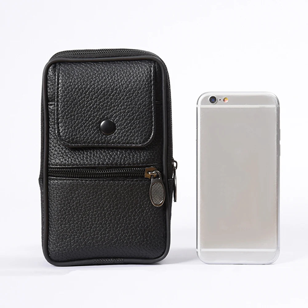 Men Belt Bum Pouch Multifunctional Waist Fanny Pack Casual Cell Phone Bag Belt Bum Pouch Outdoor Purse Camping Hunting Bag