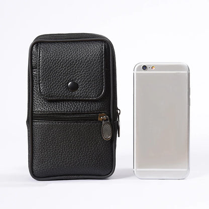 Men Belt Bum Pouch Multifunctional Waist Fanny Pack Casual Cell Phone Bag Belt Bum Pouch Outdoor Purse Camping Hunting Bag