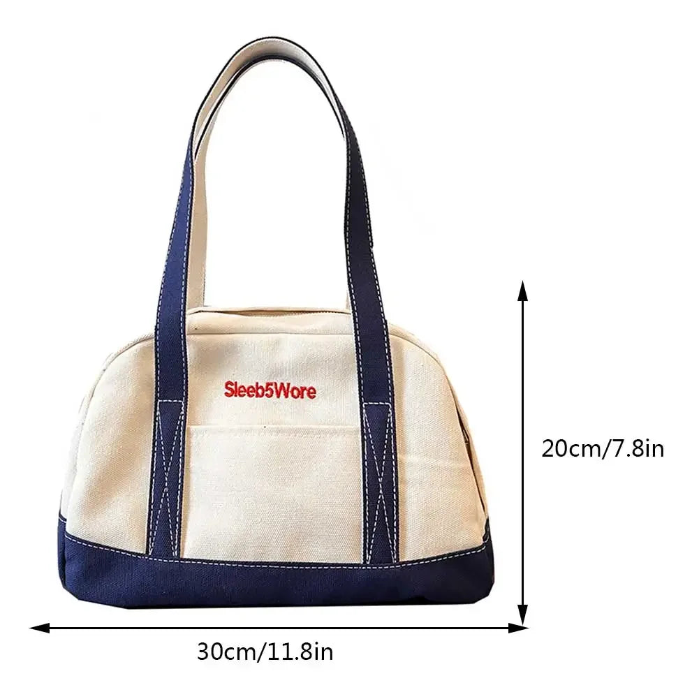 Women Tote Bag Casual Canvas Large Capacity Women Handbags Designer Letters Shoulder Armpit Bags Luxury Big Shopper Girls Gift