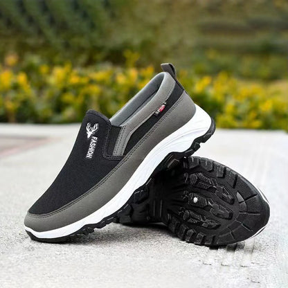 Men Penny Boat Shoes Sports Shoes Breathable Orthopedic Travel Plimsolls Slip On Non-Slip for Outdoor Activity Hiking Walking