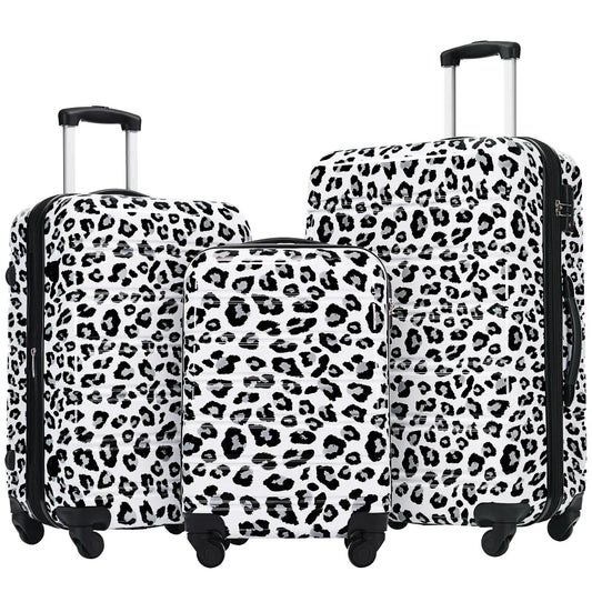 3 Piece Hardshell Luggage Sets Suitcases 20/24/28 Inch Travel Suitcase Rolling Luggagewith TSA Lock Spinner Wheels Travel Case
