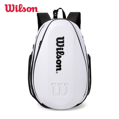 2025 New Wilson Korean Edition Tennis Bag for Men and Women, Large Capacity Sports Backpack, Independent Shoe Storage