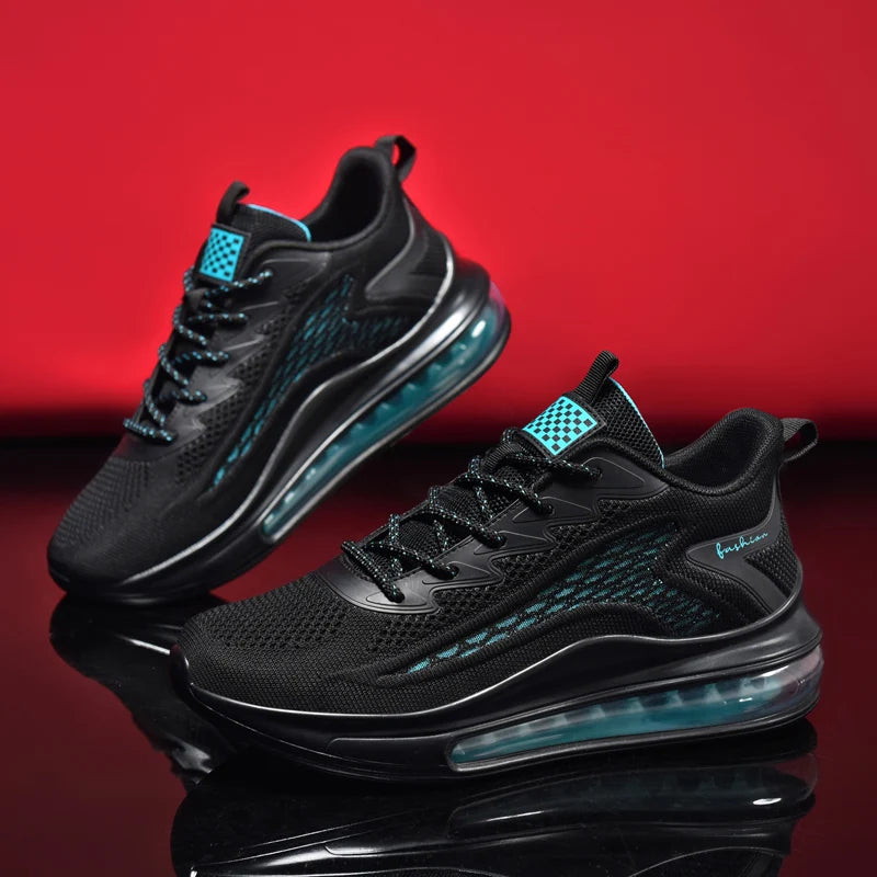 Men's air running shoes, tennis walking shoes, breathable and non slip running shoes