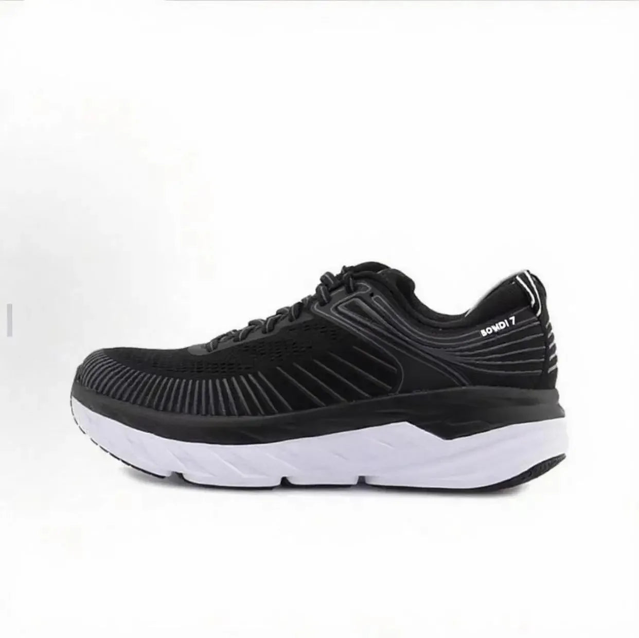 Bondi 7 are top-selling road running shoes, featuring shock absorption, breathability, non-slip design, and unisex fit.