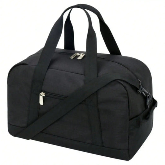 Fitness bag, handbag crossbody bag,luggage bag, lightweight multi compartment,double zipper design,suitable for overnight travel