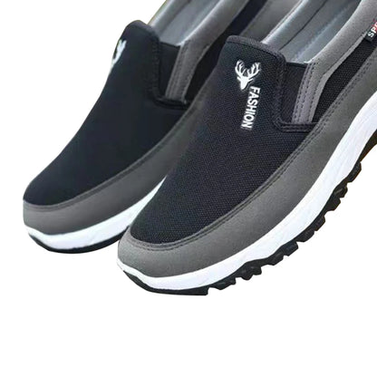 Men Penny Boat Shoes Sports Shoes Breathable Orthopedic Travel Plimsolls Slip On Non-Slip for Outdoor Activity Hiking Walking